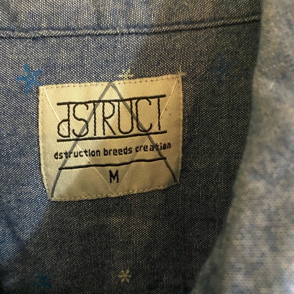 Dstruct men’s button down - Picture 2 of 2